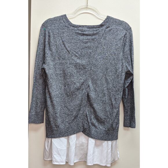 Calvin Klein Pleated split back Sweater sz M - Picture 1 of 6